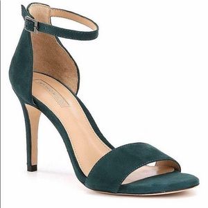 New! Antonio Melani Pierson Deep Emerald Heels 8M